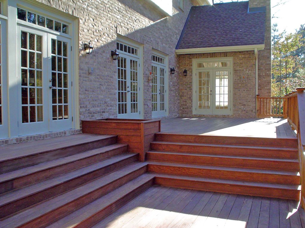 Ipe deck steps