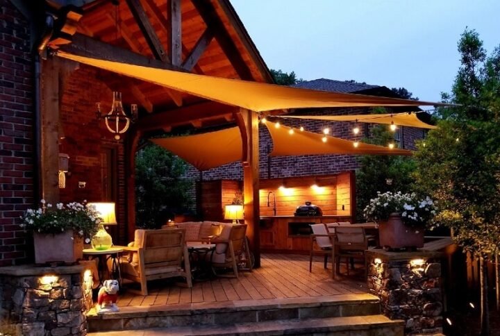 IPe Decking 3 big green egg