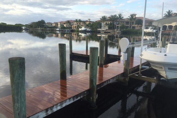 Ipe Dock Florida Intercoastal Water