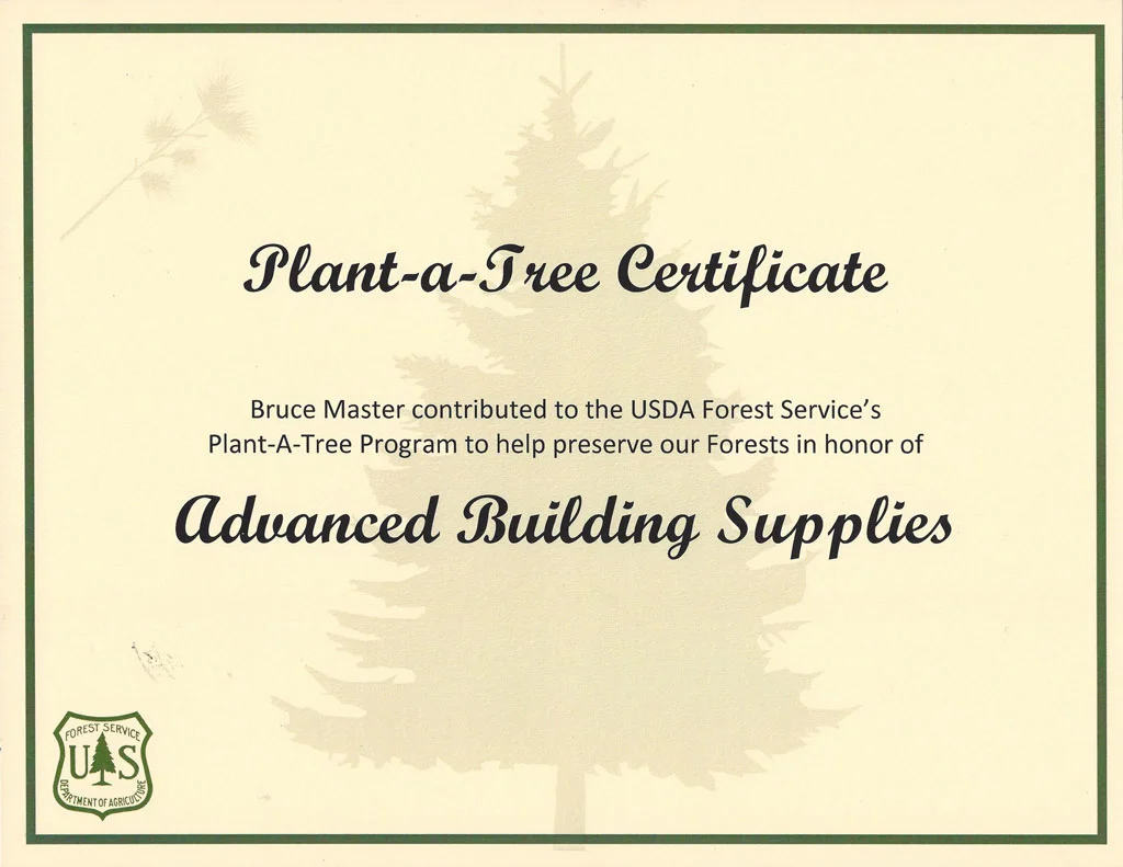 Home front - Plant-a-tree