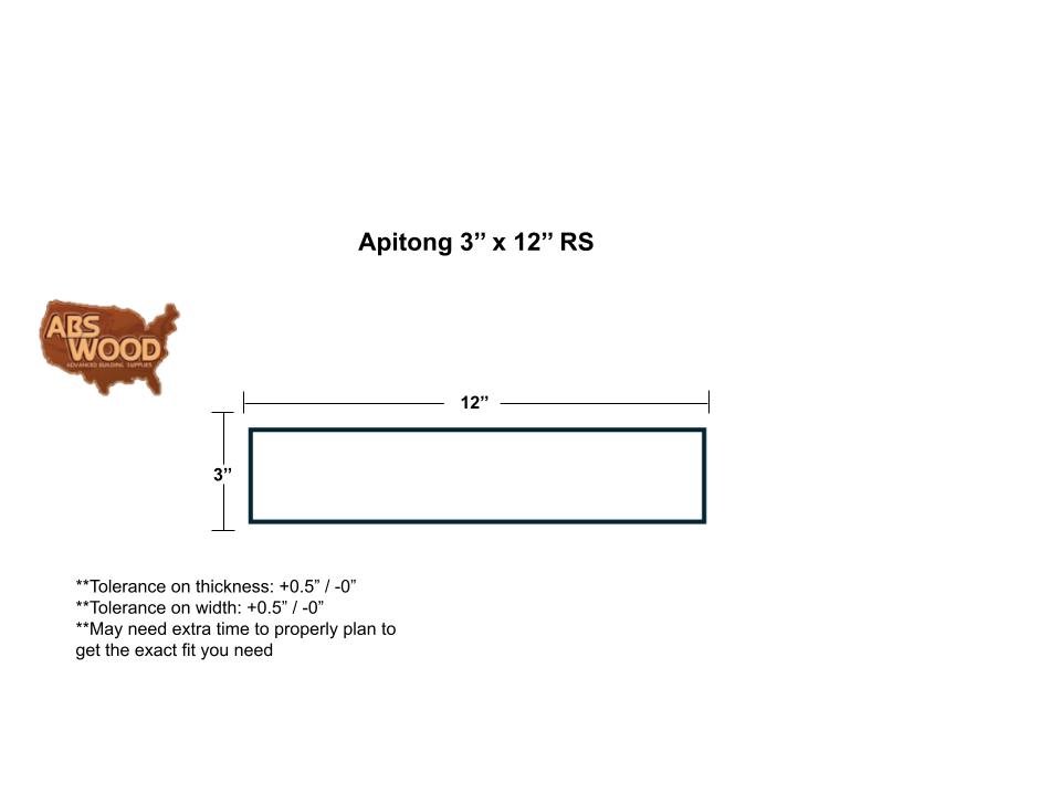 Apitong 3×12 RS Apitong 3×12 RS