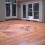 Eased Edges&trade; Decking model<br> using Tigerwood and Ipe - DSCF0012-150x150