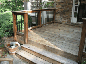 Second Look at Cleaning and Refinishing - DeckB4-300x225