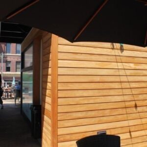 Garapa Wood Decking – Brazilian Oak - Garapa-Rainscreen-3-300x300