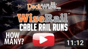 Wise Rail Deck Cable Railing - deckwise-cablerail-cable-runs-youtube-Icon-2-300x167