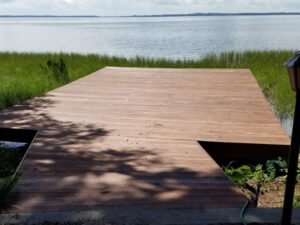 Cleaning and Refinishing a Cumaru dock - item6-1-300x225