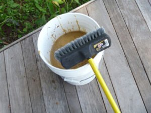 Cleaning and Refinishing a Cumaru dock - item7-1-300x225