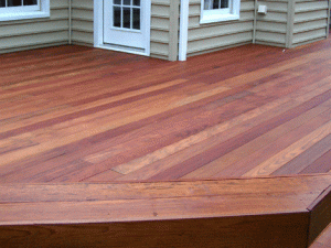 Jatoba decking Courtesy of Georgia Deck and Docks